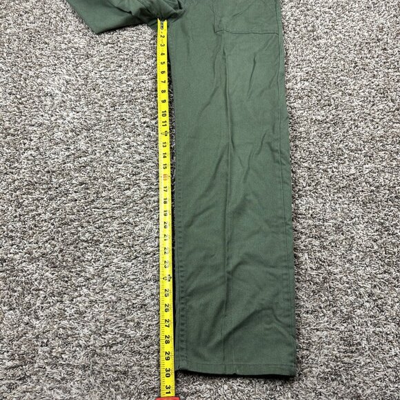 Vintage Military Pants Green OG 507 Utility Trousers 70s USA Fits 26x30 - Picture 8 of 11